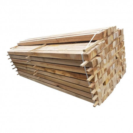 Pack de 38 poutres en chêne | 2400 x 125 x 125 mm