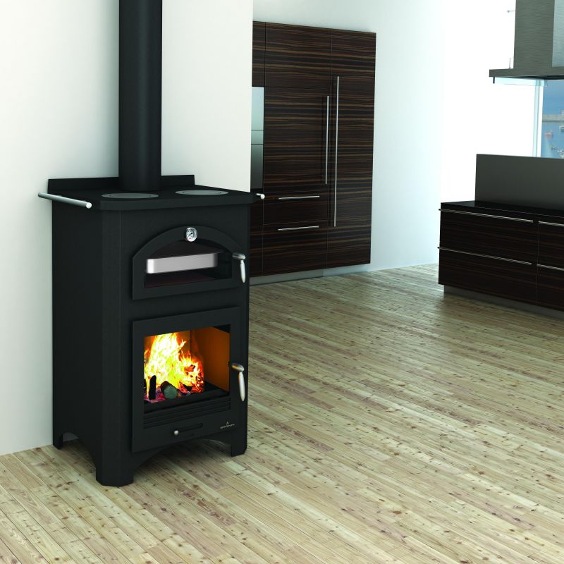 Cuisinière à bois avec four – BRONPI Monza 14 kW