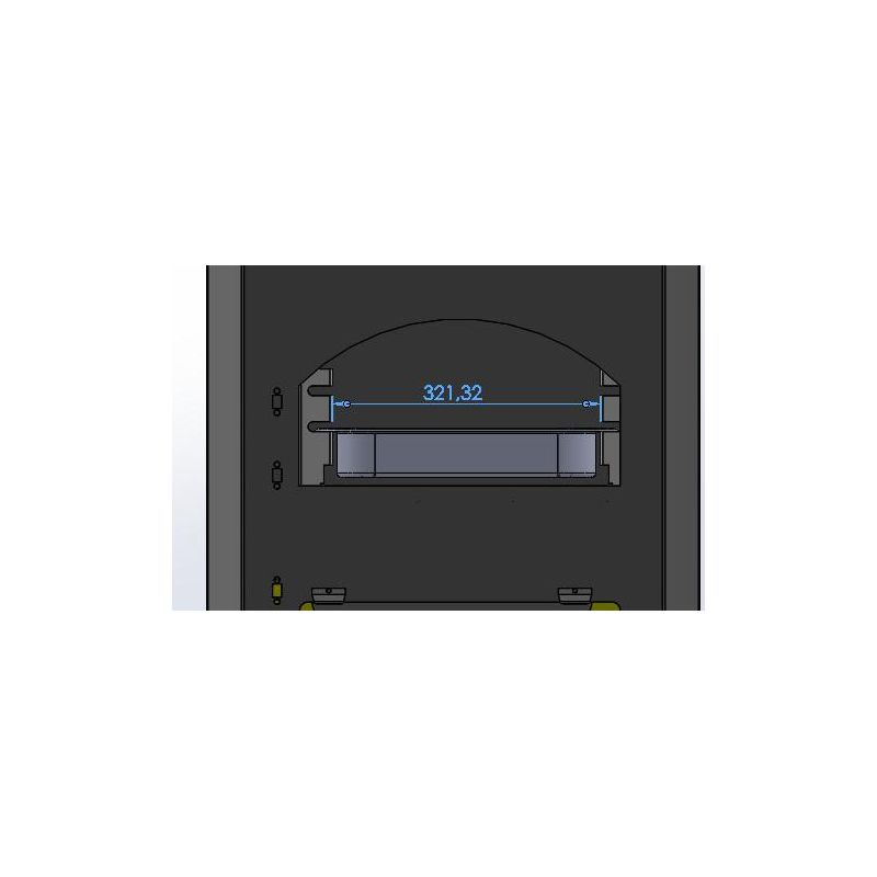 Cuisinière à bois avec four – BRONPI Monza 14 kW