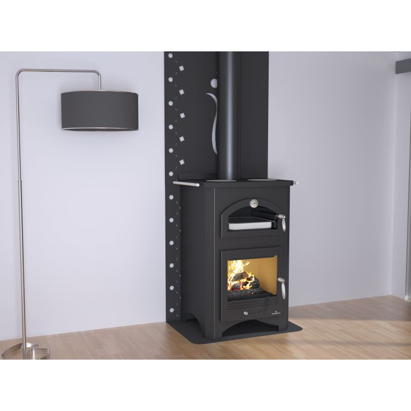 Cuisinière à bois avec four – BRONPI Monza 14 kW