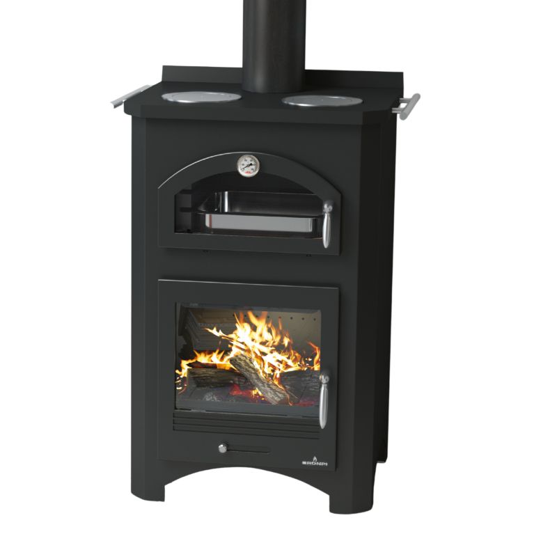 Cuisinière à bois avec four – BRONPI Monza 14 kW