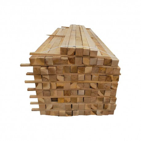 Pack de 38 poutres en chêne | 2400 x 125 x 125 mm